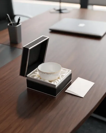 Corporate presentation porcelain gift