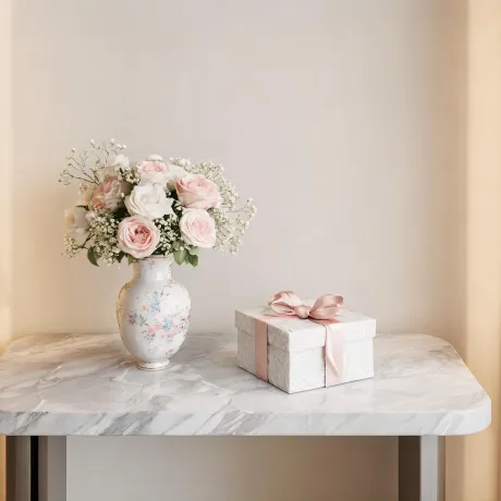 Decorative porcelain vase